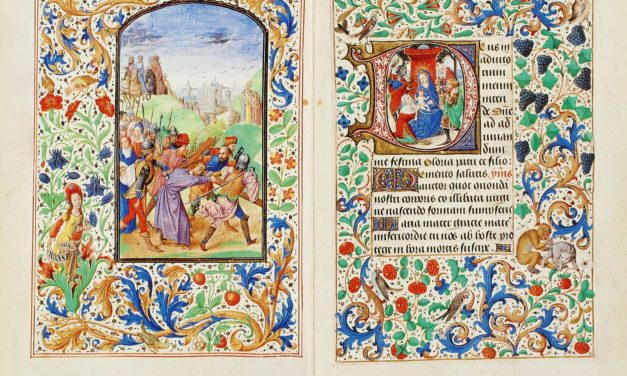 Ein Buch aus Gold und Lapislazuli